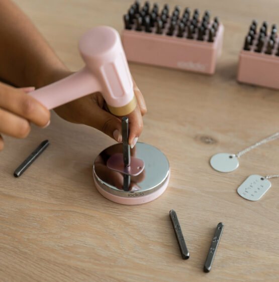 hand stamping metal jewelry